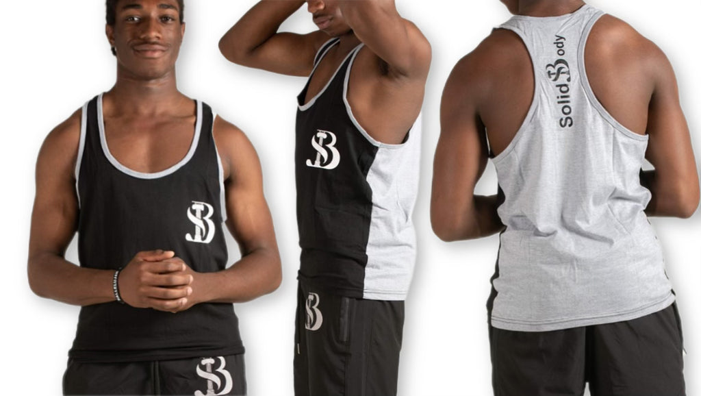 Black Gray Tanktop