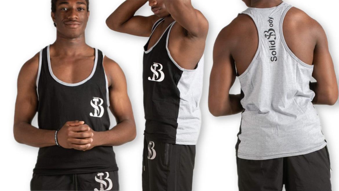 Black Gray Tanktop