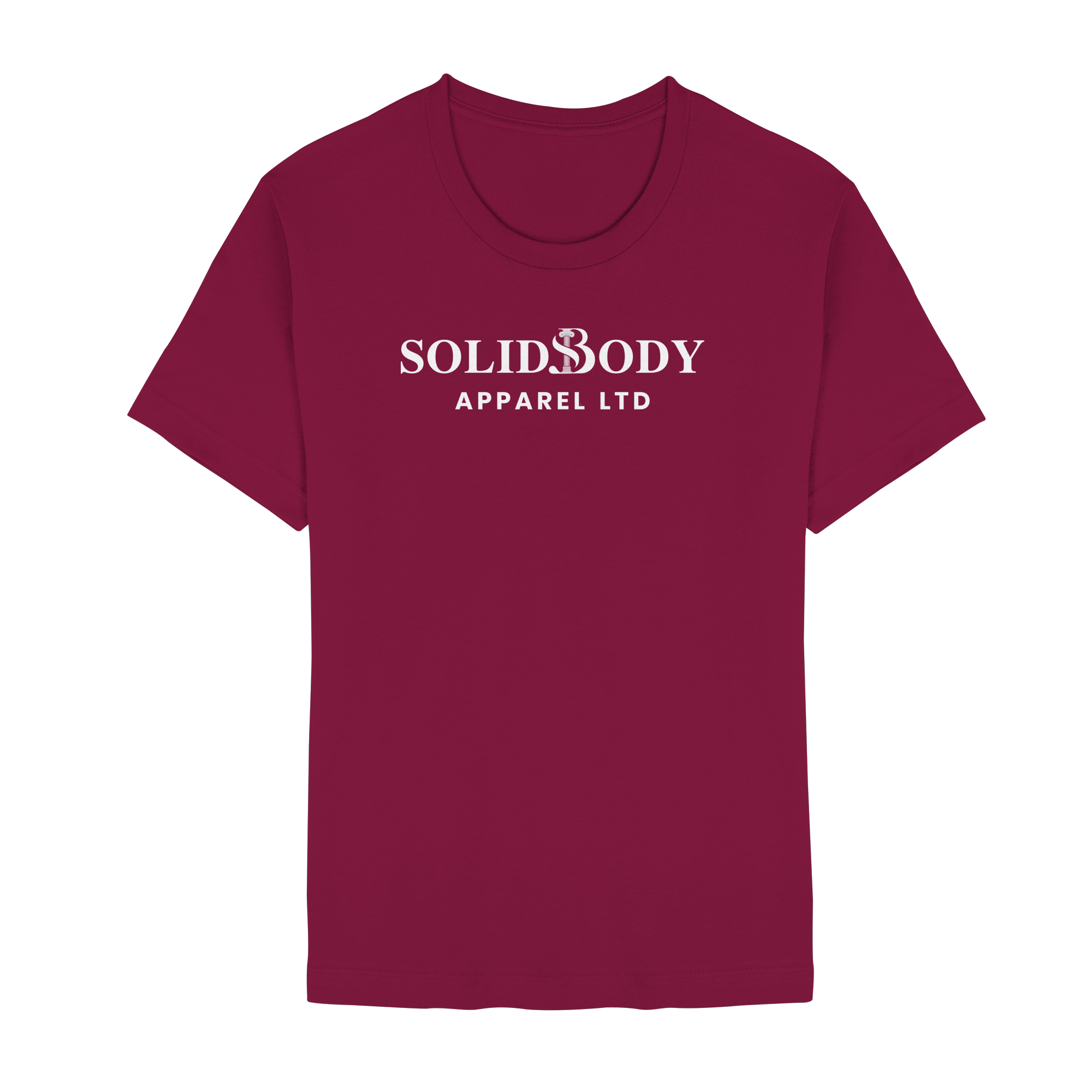 Maroon-T-Shirt minimalistic